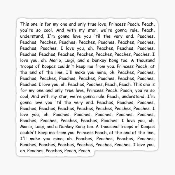 JACK BLACK PEACHES LYRICS