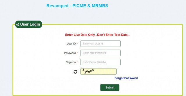 PICME login