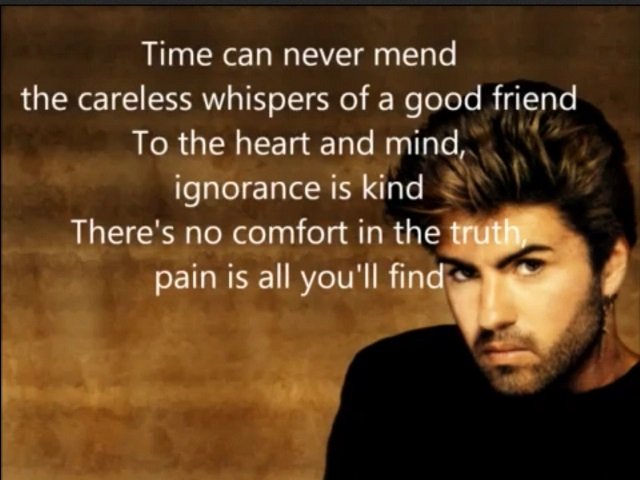 Careless Whisper Lyrics